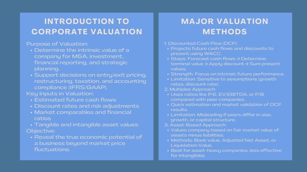 Professional DCF and Valuation Methods Workshop