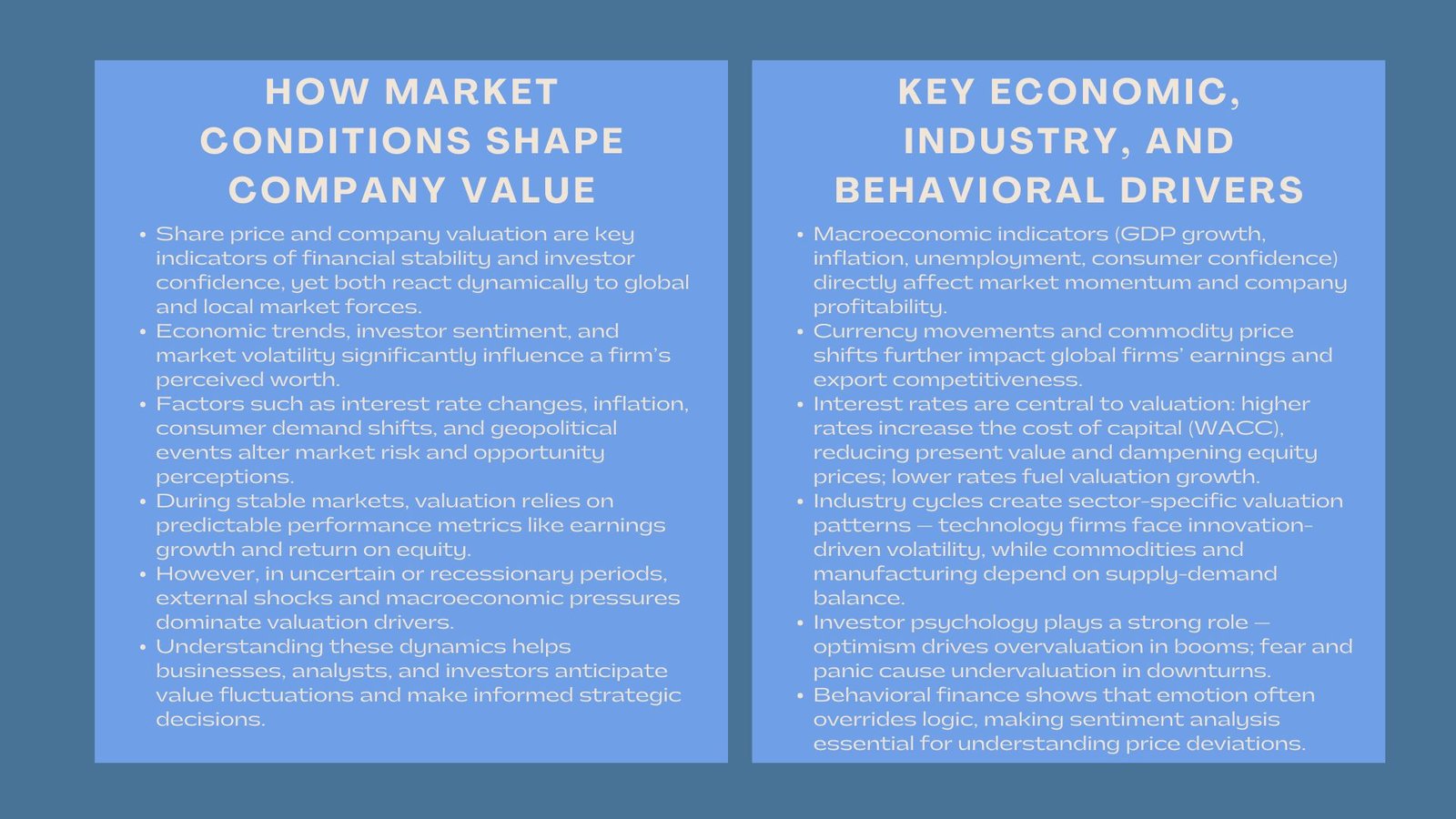 Certified Share Price and Company Valuation