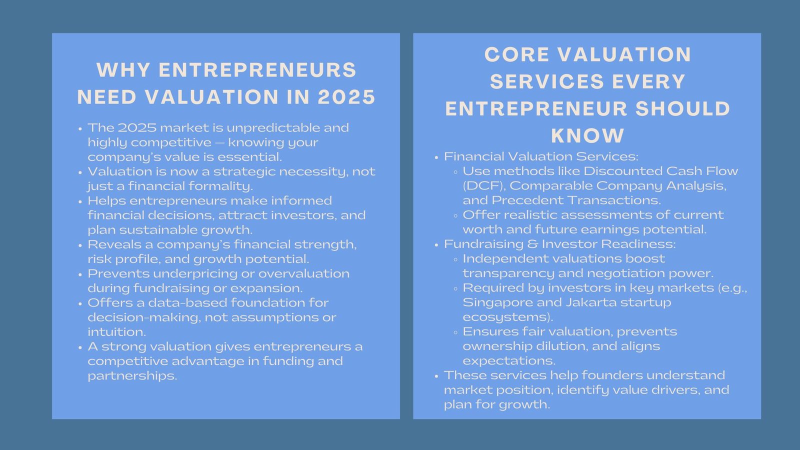 Top Business Valuation Services for Entrepreneur