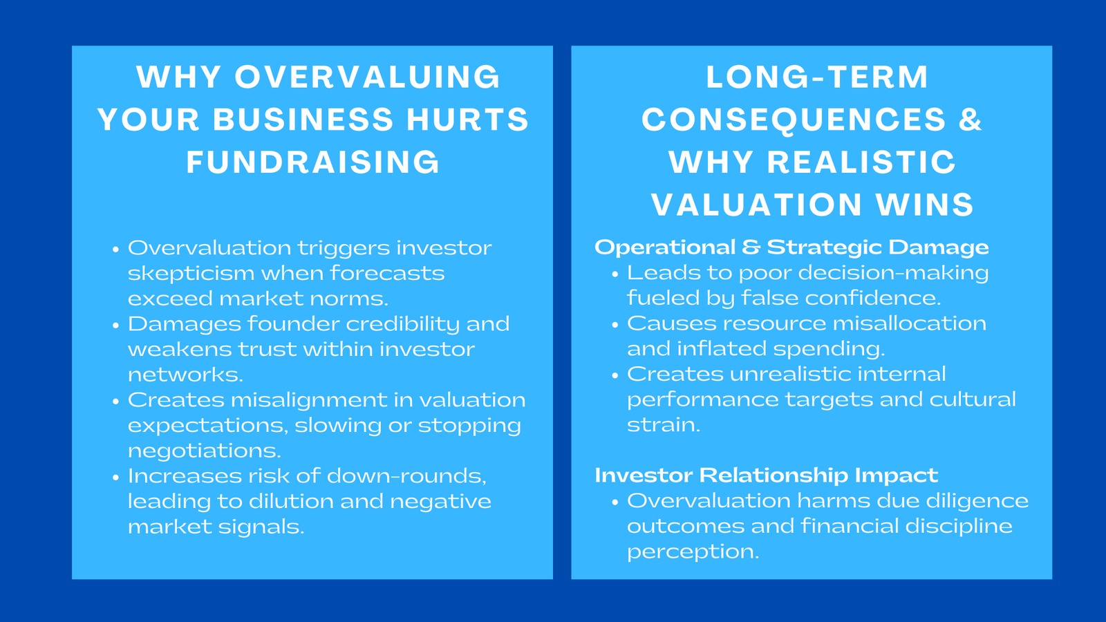 Why Overvaluing Your Business Can Harm Your Fundraising Efforts